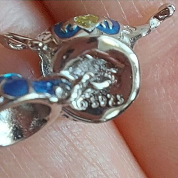 925 Sterling Silver Tea Time Charm - Picture 4 of 8